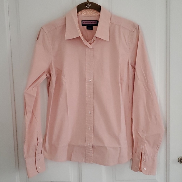 Vineyard Vines Tops - Vineyard Vines Peach Buttondown Top